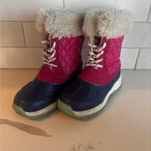 Carter’s Pink and Blue Quilted Winter Boots